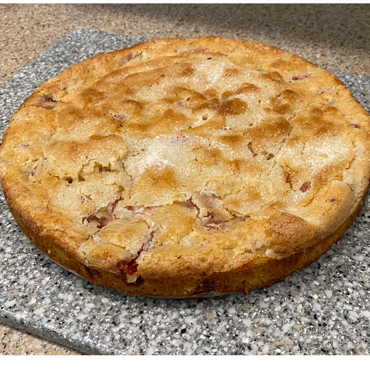 French Strawberry Cake Slice